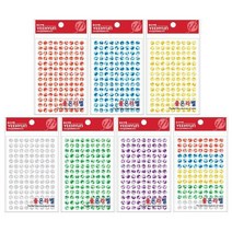 예현 홀로그램 라벨 스티커 7003 금색 은색 8mm 원형스티커, 금색(Gold)