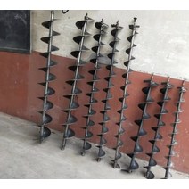 땅파는기계 뿌레카 천공기 구굴기 땅파기 휴대용 파이프 파일 굴삭기 굴착기 디그 파일 코어 구멍 토양, 10 D8cmX1.5m bit