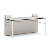 퍼시스 [본사직배송] 퍼시스 테이블 단면형 실험대 LAR118FD 오픈형, BK