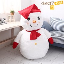드림에버 대형 눈사람인형 110cm 화이트 크리스마스 선물 큰인형