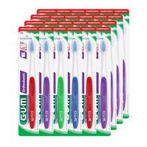 GUM 검 교정칫솔 V-커팅 #124RD (보통모), 24개