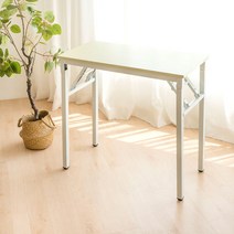 베스트책상 800x400 접이식 간이 테이블, 화이트화이트＃