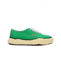 [정품] 메종 미하라 야스히로 베이커 OG 솔 오버다이드 캔버스 로우탑 스니커즈 그린 Maison Baker Sole OD Canvas Low-top Sneakers Green 1