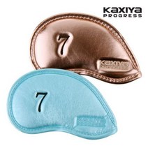 DM KAXIYA 카시야 펄샤이니 아이언 커버 10개 골프채, 골드