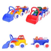 부드러운 유아토이 트렉터 수송 트레일러 IQ 운반차량 화물 트럭