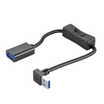 노트북 PC용 직각 USB 익스텐션 케이블 고속 직송, 02 0.3m