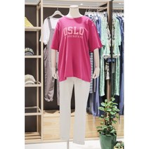 시에로 [시에로] OSLO 배색 레터링 박시핏 (SF2TSF403)