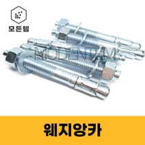 웨지앙카 스텐 STS 철 웻지앙카 앙카볼트 웨찌 천장 M8~M24, 웨지앙카 일반철(백색), 웨지앙카 M10 x 75mm(3개), 3개