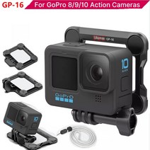 Ulanzi GP-16 GoPro Hero 10 9 8 용 마그네틱 액션 카메라 마운트 Gopro 퀵 릴리스 브래킷 어댑터 스포츠 카메라 액세서리