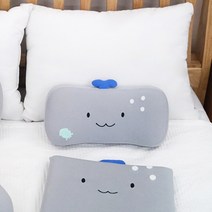 고봉이 시원한 여름 냉감 메모리폼 다용도 쿠션 낮잠베개, 그레이