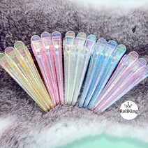 [롤킹]바다가핀셋 드라이 커트 핀셋 토우핀 투명 오로라 에디션 4P 택1, 4개