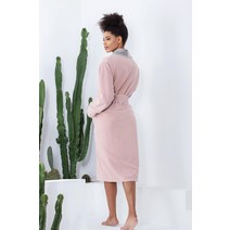 SEYANTE 여성용 플러시 안감 극세사 로브 - 럭셔리 호텔 로브 무릎 길이.. 정품보장