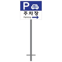 디오티 장애인 전용 주차 구역 표지판-매립지주형 포맥스, 1개