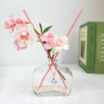 밍블랑 고급 플라워 디퓨저 실내 방향제 선물세트 100ml, 라임바질&만다린