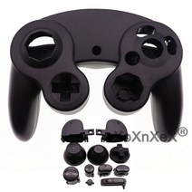 NGC 컨트롤러 교체용 전면 후면 셸 하우징 커버 케이스 ABXY L R Z Dpad 버튼 게임큐브 핸들, 한개옵션1, 01 N1