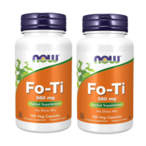 나우푸드 Fo Ti 하수오 560mg 100캡슐 2통 약 100일분, 상품선택