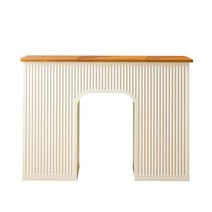 아델리스 아일랜드 식탁 홈바 다용도 주방수납장(2colors), 02. 멀바우