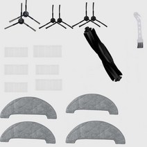 Proscenic M7MAX M8 걸레 사이드 브러시 롤러 메인 스폰지 필터 진공 청소기 교체 부품, 06 Set meal  4
