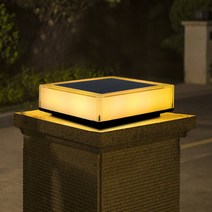 태양광 정원등 LED 현관 센서등 태양열 카페 조명 가로등 야외 경관 조명 13cm, 화이트