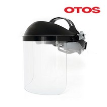 벌초 예초기 맨머리착용 얼굴보호 투명 보안면 그라인딩 튐방지 벌초용 산업용