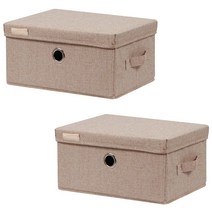 까사마루 프리미엄 공간박스 14L, 베이지, 14개