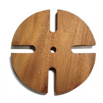 샤크나무 냄비 받침대 원목 받침, 샤크나무 냄비받침 2개