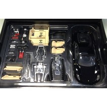 Octave Shop 정품 오리지널 페라리 F430 조립 버전 자동차 모델, 블랙[하드탑]
