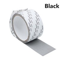 방충망틀제작 폴딩도어방충망 방충망시공 window net anti-mosquito meshsticky wire patch repair tape new screen window, 검은색, 5x200cm