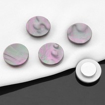 1P 블라우스 자석 여밈 옷핀 스냅 단추 매너 브로치 포인트 오픈방지 동글다색
