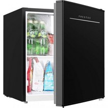 Frestec 1.7 Cu.Ft 미니 냉장고 냉동고 오피스 모던 블랙 No 핸들, [01] 핸들 없음, [01] 모던 블랙