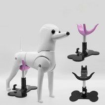 강아지 미용의자 반려동물 애견 셀프미용 테이블 목욕의자 미용스탠드, 그레이