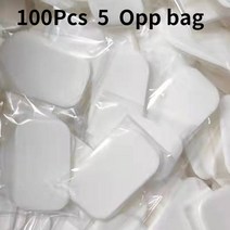 일회용 미니 여행 비누 종이 상자 소독 손 세척 향기 슬라이스 시트 거품, 06 100Pcs 5 Opp bag