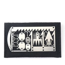 캠핑 장비 새로운 22 In 1 낚시 장비 후크 카드 야외 EDC 도구 캠핑 비상 용품 다기능 생존