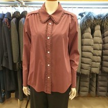 이랜드 [비꼴리끄]비꼴리끄 둥근 카라 레이스 기본 셔츠B204WB3080_동수원점