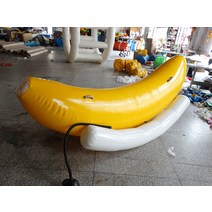 바나나 보트 수상 레저 팽창식 물 시소 두꺼운 PVC 스윙 워터 게임, PVC3X1.2m