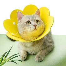강아지 고양이 중성화 수술 후 관리 EVA 넥카라 깔대기 목보호대 상처보호, L, 핑크