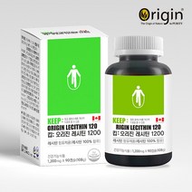 킵 오리진 레시틴 1200 90캡슐 캐나다 고함량 인지질800mg 식물성 대두유 100% 혈중 혈행 콜레스테롤 개선 난황 순수콩 두뇌건강 건강기능식품 3개월분