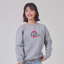 키밍 하마가족 HIPPO 맨투맨코디 귀여운후드