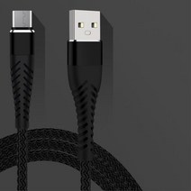 For SAMSUNG 호환 호환 S20 Fast Phone Charger Long Lead Braided USB Type C Cable Micro, 01 black_04 3M 호환