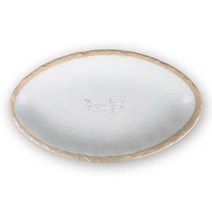 업소용주방용품앤틱조선백자 돌무늬좁은타원접시 1호 (DS-7273)업소용 주방용품, 앤틱조선백자