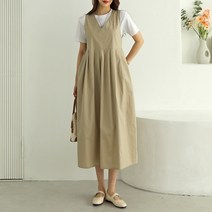 시크루즈 레듄 V넥 주름 뷔스티에 원피스 BDOF067