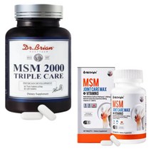 관절 연골 관절엔 MSM2000 식물성 유기농 식이유황 엠에스엠 효능 방아쇠증후군비타민D, 선택2_엔젯오리진 MSM 조인트케어+비타민D