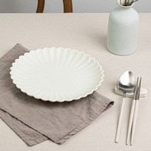 시라쿠스 네이처 프리즈 홈파티 디저트접시 원형접시, 화이트, 1P