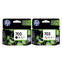 [HP] 완전 정품 DESKJET ADVANTAGE K209A 프린터전용 HP703검정+HP703칼라 잉크 세트, HP K209A 프린터전용 HP703검정+칼라잉크