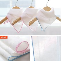 BABY 순면 가제 손수건 10장 국내제작 KC인증 8종류, 오렌지