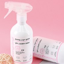 고양이 펫 모래 화장실 똥 오줌 소변 이불 냄새 제거 미생물 탈취 제 스프레이 멍이옹이, 냥이스프레이 500ml