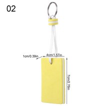 수상 스포츠 보트 바다 요트 액세서리 세일링 낚시 열쇠 고리 키 펜던트 풀 부품 워터 플로팅 키 체인, 2