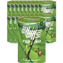 롯데 Pepero 녹차 빼빼로 하남그린티 운동회 초등학생 편의점 간식 탕비실 사무실 등산 막대과자 132g, 18개