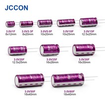 캐퍼시터 차량용 캐패시터3V 파라 슈퍼 커패시터 1F/3.3F/10F/20/25F/60F 차량 이동 데이터 레코더 리튬, 02 3.0V3.3F 8x20mm