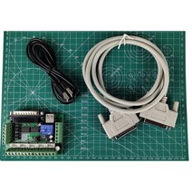 CNC컨트롤러 MACH3 조각 기계 5 축 제어 보드 옵토 커플러 모터 핀 병렬 USB, 한개옵션0